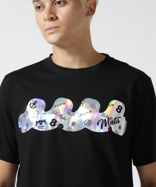 すぐ届く☆muta☆ MARINE/Pattern Aurora SS Tシャツ 要在庫確認 muta MARINE/ムータ マリン/別注Pattern Aurora SS TEE(Tシャツ