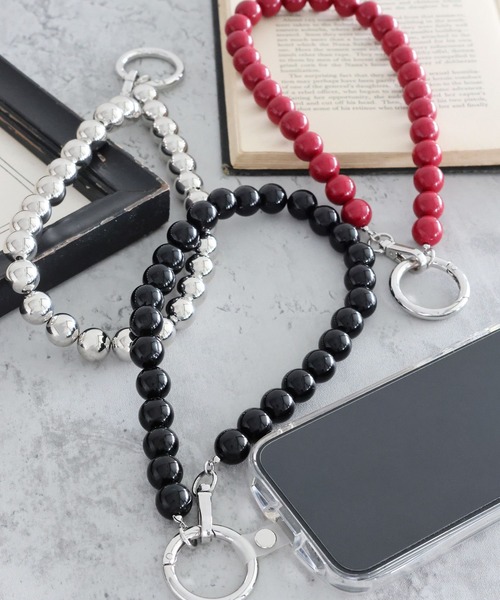 LEPSIM（レプシィム）の「ショートボールネックレス　575296（ネックレス・レディース・レッド/シルバー/ブラック・ONE SIZE）」の17枚目の写真