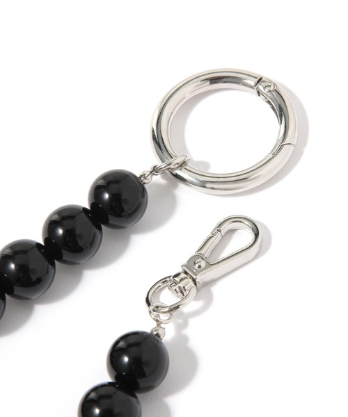 LEPSIM（レプシィム）の「ショートボールネックレス　575296（ネックレス・レディース・レッド/シルバー/ブラック・ONE SIZE）」の6枚目の写真