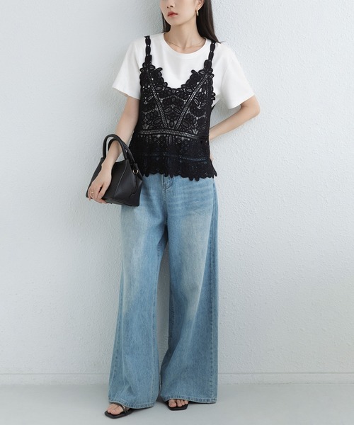 セール】かぎ針編み柄キャミソール/ビスチェ（キャミソール）｜MAISON