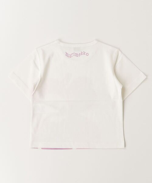 marimekko（マリメッコ）の「【Kids】Unikko / Tonni Akvarelli t-shirt（Tシャツ/カットソー・キッズ・ホワイト×ライトピンク・92/104）」の7枚目の写真