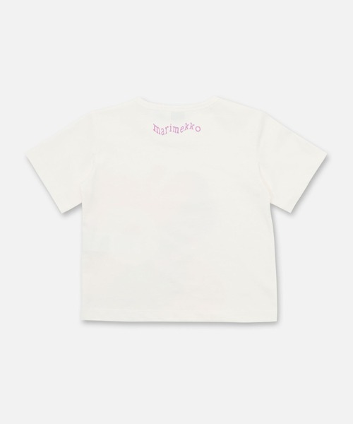 marimekko（マリメッコ）の「【Kids】Unikko / Tonni Akvarelli t-shirt（Tシャツ/カットソー・キッズ・ホワイト×ライトピンク・92/104）」の2枚目の写真