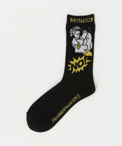 UNITED ARROWS & SONS（ユナイテッドアローズアンドサンズ）の「＜FlexibleVisual SPCE＞ Basic Socks NO/ソックス（ソックス/靴下・メンズ・ブラック・FREE）」の2枚目の写真