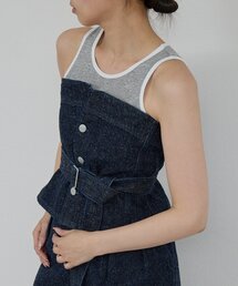 GALLARDAGALANTE | 【PEAS】ネップデニムビスチェ(シャツ/ブラウス)