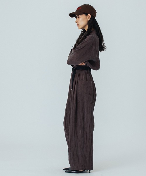 ROSE BUD（ローズバッド）の「(CREOLME)ALL IN ONE（つなぎ/オールインワン・レディース・ブラウン/ネイビー・M/S）」の6枚目の写真