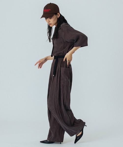 ROSE BUD（ローズバッド）の「(CREOLME)ALL IN ONE（つなぎ/オールインワン・レディース・ブラウン/ネイビー・M/S）」の8枚目の写真