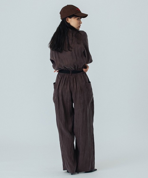 ROSE BUD（ローズバッド）の「(CREOLME)ALL IN ONE（つなぎ/オールインワン・レディース・ブラウン/ネイビー・M/S）」の9枚目の写真