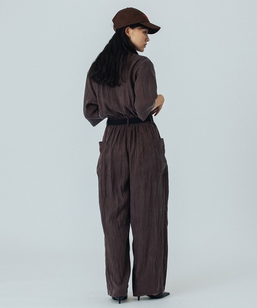 ROSE BUD（ローズバッド）の「(CREOLME)ALL IN ONE（つなぎ/オールインワン・レディース・ブラウン/ネイビー・M/S）」の11枚目の写真