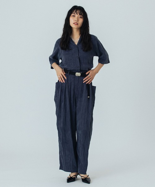 ROSE BUD（ローズバッド）の「(CREOLME)ALL IN ONE（つなぎ/オールインワン・レディース・ブラウン/ネイビー・M/S）」の16枚目の写真