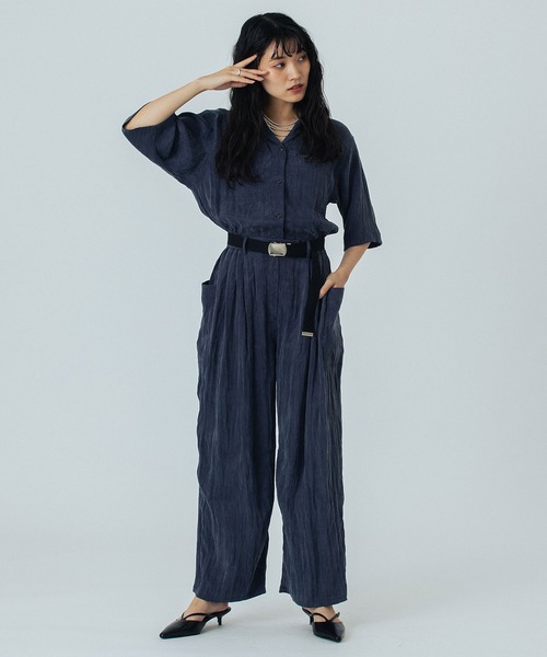 ROSE BUD（ローズバッド）の「(CREOLME)ALL IN ONE（つなぎ/オールインワン・レディース・ブラウン/ネイビー・M/S）」の18枚目の写真