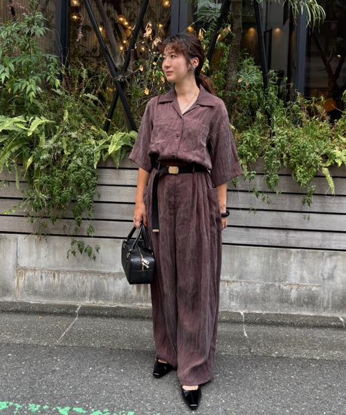 ROSE BUD（ローズバッド）の「(CREOLME)ALL IN ONE（つなぎ/オールインワン・レディース・ブラウン/ネイビー・M/S）」の19枚目の写真