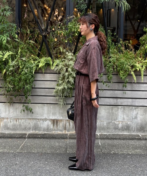 ROSE BUD（ローズバッド）の「(CREOLME)ALL IN ONE（つなぎ/オールインワン・レディース・ブラウン/ネイビー・M/S）」の21枚目の写真