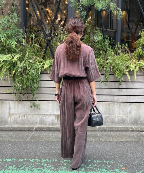 ROSE BUD（ローズバッド）の「(CREOLME)ALL IN ONE（つなぎ/オールインワン・レディース・ブラウン/ネイビー・M/S）」の22枚目の写真