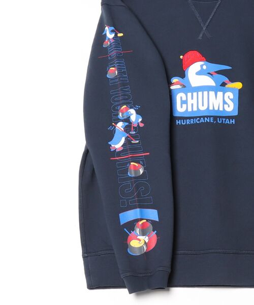 CHUMS（チャムス）の「【CHUMS】Booby Curling Crew Top（スウェット・メンズ・ナチュラル/グレー/ネイビー・LARGE/MEDIUM/X-LARGE）」の5枚目の写真