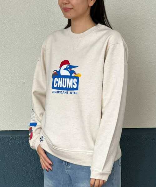 CHUMS（チャムス）の「【CHUMS】Booby Curling Crew Top（スウェット・メンズ・ナチュラル/グレー/ネイビー・LARGE/MEDIUM/X-LARGE）」の2枚目の写真