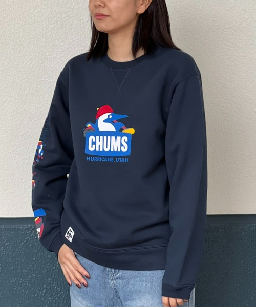 CHUMS（チャムス）の「【CHUMS】Booby Curling Crew Top（スウェット・メンズ・ナチュラル/グレー/ネイビー・LARGE/MEDIUM/X-LARGE）」の3枚目の写真