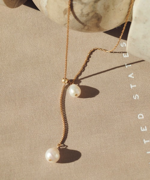 セール】【GOLDY】2WAYスライドチェーン 淡水パールネックレス 3250907