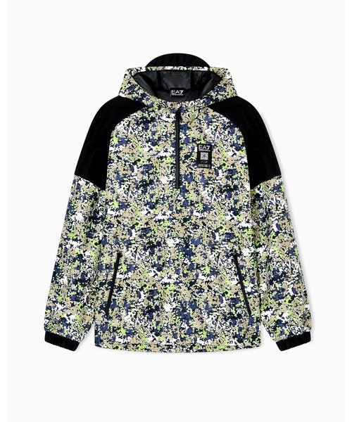 EMPORIO ARMANI EA7(エンポリオアルマーニイーエーセブン)の「<オンライン限定>【エンポリオ アルマーニ EA7】Visibility フード付きジャケット テクニカルファブリック(その他アウター・メンズ・グリーン系カモフラージュ・LARGE/MEDIUM/SMALL/X-LARGE/X-SMALL/XX-LARGE)」の2枚目の写真
