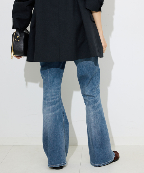 Healthy denim（ヘルシーデニム）の「Healthy DENIM/ヘルシーデニム MACARONI（デニムパンツ・レディース・ネイビー/サックスブルー・23cm/24cm/25cm/26cm）」の14枚目の写真