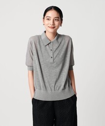 H BEAUTY&amp;YOUTH ニット・セーター F グレー系 【古着】【中古】 FOXEY - FOXEY フォクシー ニット・セーター S 青 【古着