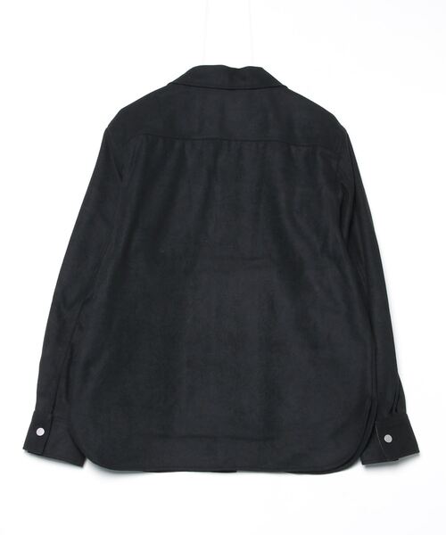 REPLAY（リプレイ）の「ウールブレンド アンコンシャツジャケット（カバーオール・メンズ・ブラック/杢グレー・MEDIUM/SMALL/LARGE/X-LARGE）」の10枚目の写真