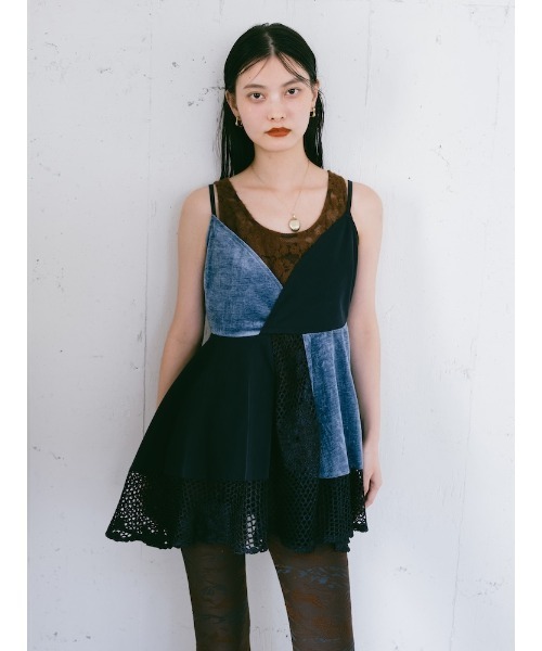 トップス sahara Patchwork Circular Top sahara（サハラ）の「Patchwork Circular Top（キャミソール）」 - WEAR