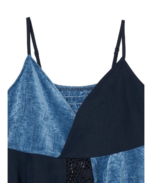 sahara（サハラ）の「Patchwork Circular Top（キャミソール）」 - WEAR