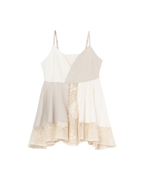 sahara（サハラ）の「Patchwork Circular Top（キャミソール）」 - WEAR