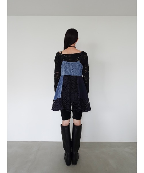 sahara（サハラ）の「Patchwork Circular Top（キャミソール）」 - WEAR
