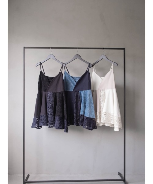 sahara（サハラ）の「Patchwork Circular Top（キャミソール）」 - WEAR