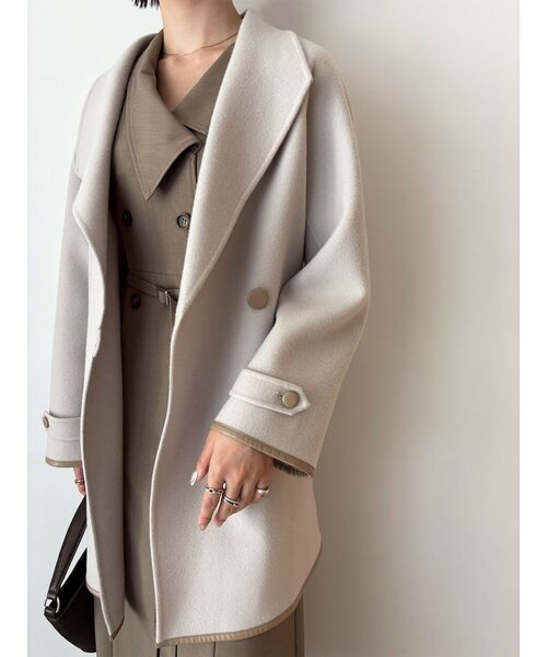 ラペルリバーコート（その他アウター）｜LAGUNAMOON（ラグナムーン）の