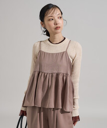 セール】BASERANGE/ベースレンジ PICTORIAL STRAP TOP/ピクトリアル