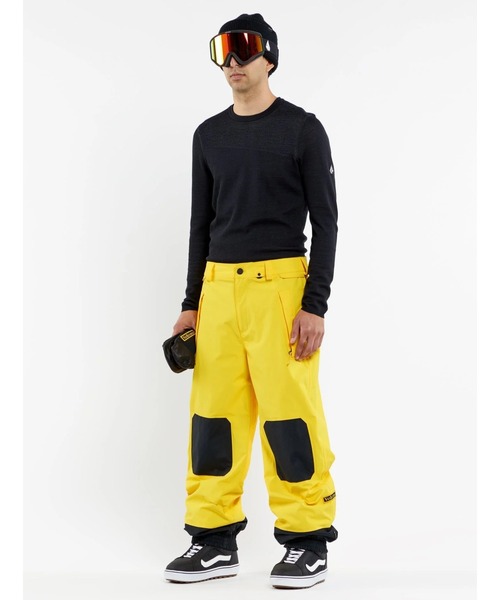 VOLCOM（ボルコム）の「【VOLCOM/ボルコム】 Mens Longo Gore-Tex Pants /ゴアテックススキースノーボードパンツ（その他パンツ・メンズ・ライトベージュ/モスグリーン/イエロー・LARGE/X-LARGE/MEDIUM）」の4枚目の写真