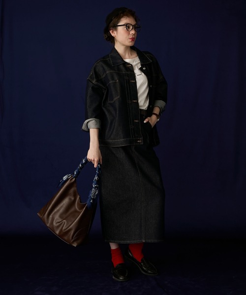 BONLECILL Marche(ボンルシールマルシェ)の「【BONLECILL Marche】トライアングルワンハンドルバッグ(トートバッグ・レディース・ブラック/ブラウン・FREE)」の11枚目の写真