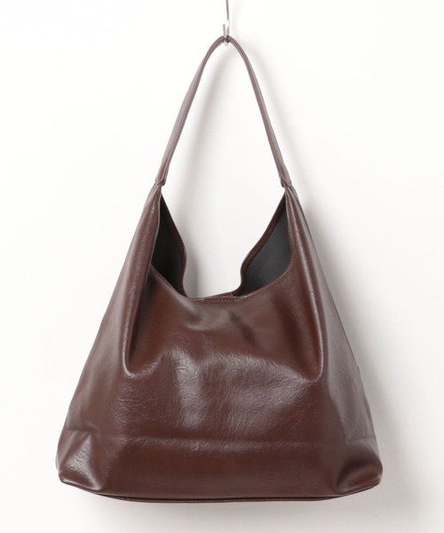 BONLECILL Marche(ボンルシールマルシェ)の「【BONLECILL Marche】トライアングルワンハンドルバッグ(トートバッグ・レディース・ブラック/ブラウン・FREE)」の14枚目の写真