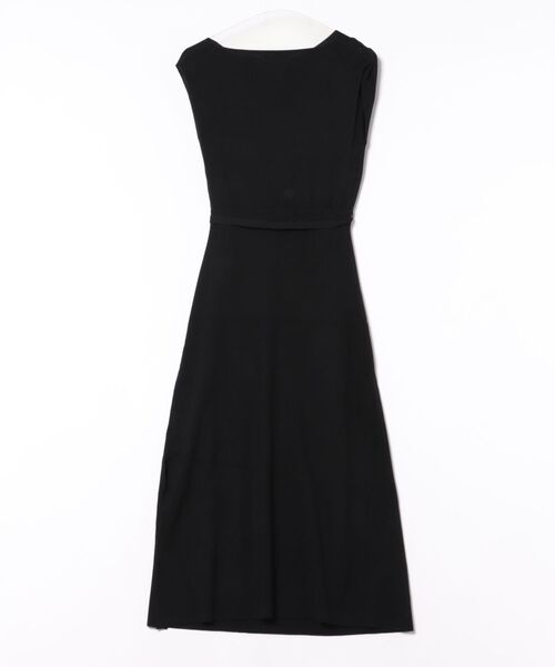 ベルト付きドレープニットワンピース（ワンピース）｜LILY BROWN