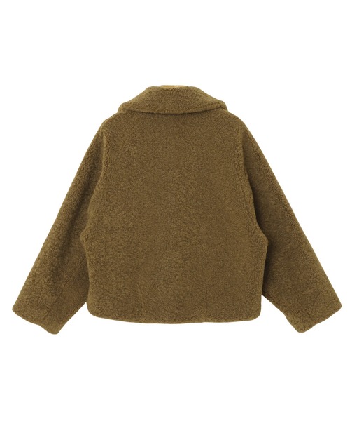 テディベアボアショートコート（その他アウター）｜andme（アンドミー