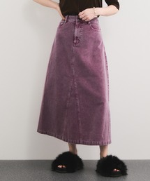 LE CERCLE par rope'（ルセルクルパーロペ）の「製品染めコーデュロイスカート/セットアップ対応（スカート）」