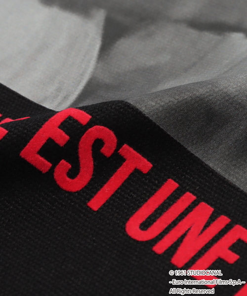 B.C STOCK（ベーセーストック）の「TRICOMER/トリコメル 別注 GODARD UNE FEMME EST UNE FEMME TOTE（ショルダーバッグ・レディース・レッド/ブラック/アイボリー/ブルー・FREE）」の11枚目の写真