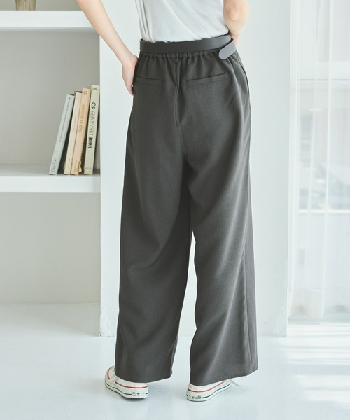 LAKOLE（ラコレ）の「フロントタックイージーパンツ / 592597（その他パンツ・レディース・チャコール/モカ/ボルドー・FREE）」の11枚目の写真