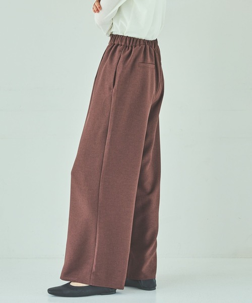 LAKOLE（ラコレ）の「フロントタックイージーパンツ / 592597（その他パンツ・レディース・チャコール/モカ/ボルドー・FREE）」の15枚目の写真