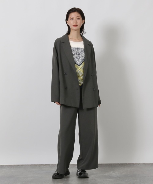 LAKOLE（ラコレ）の「フロントタックイージーパンツ / 592597（その他パンツ・レディース・チャコール/モカ/ボルドー・FREE）」の16枚目の写真