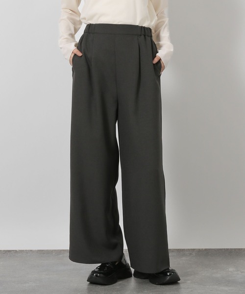 LAKOLE（ラコレ）の「フロントタックイージーパンツ / 592597（その他パンツ・レディース・チャコール/モカ/ボルドー・FREE）」の17枚目の写真