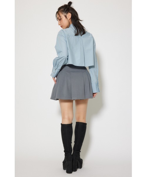 rienda（リエンダ）の「ボンディングストラクチャーミニスコートショートパンツ 秋服 冬服（スカート・レディース・ブラック/グレー・X-SMALL/SMALL/MEDIUM）」の18枚目の写真
