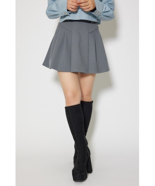 rienda（リエンダ）の「ボンディングストラクチャーミニスコートショートパンツ 秋服 冬服（スカート・レディース・ブラック/グレー・X-SMALL/SMALL/MEDIUM）」の17枚目の写真