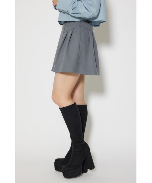 rienda（リエンダ）の「ボンディングストラクチャーミニスコートショートパンツ 秋服 冬服（スカート・レディース・ブラック/グレー・X-SMALL/SMALL/MEDIUM）」の16枚目の写真