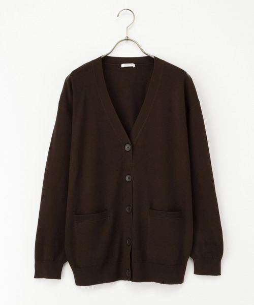 Honeys（ハニーズ）の「【しなやかニット・ヒアルロン酸加工】ヒアルロン酸Ｖカーデ（カーディガン/ボレロ・レディース・ライトベージュ/ブラック/ネイビー/ブラウン/グリーン/ヘザーチャコール/ブルー・S/M/LL/L）」の18枚目の写真