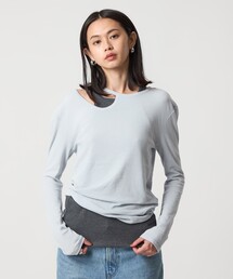 EMMEL REFINES | ＜EMMEL REFINES＞EM カットアウト レイヤーセット カットソー(Tシャツ/カットソー)