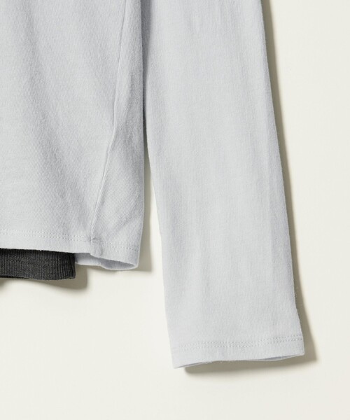 EMMEL REFINES（エメルリファインズ）の「＜EMMEL REFINES＞EM カットアウト レイヤーセット カットソー（Tシャツ/カットソー・レディース・ダークブラウン/ライラック/ライトブルー・FREE）」の19枚目の写真