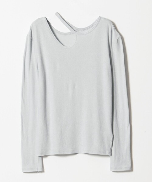 EMMEL REFINES（エメルリファインズ）の「＜EMMEL REFINES＞EM カットアウト レイヤーセット カットソー（Tシャツ/カットソー・レディース・ダークブラウン/ライラック/ライトブルー・FREE）」の20枚目の写真